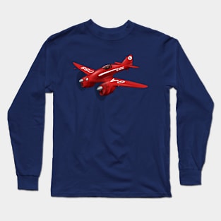 Comet Racer Aircraft Long Sleeve T-Shirt